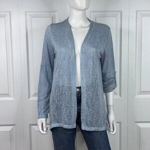 ELENA BALDI women's medium light blue vest LIKE NEW